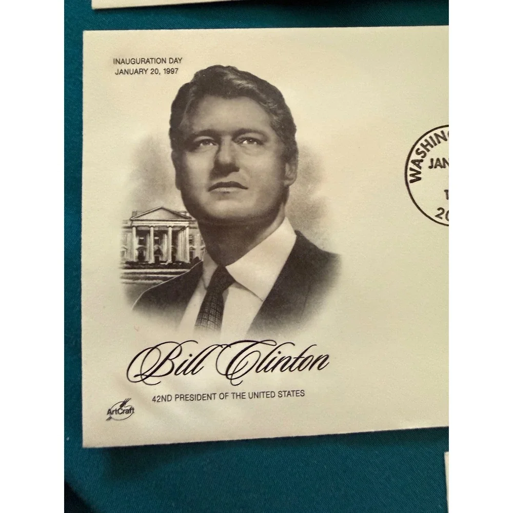 1997 USPS 53rd Presidential Inauguration Bill Clinton Al Gore Envelope Set
